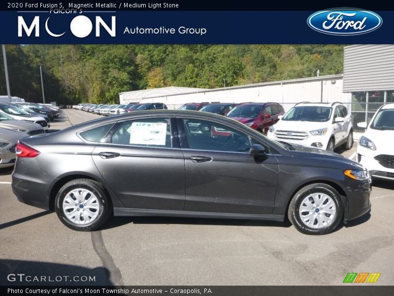 Magnetic Metallic / Medium Light Stone 2020 Ford Fusion S