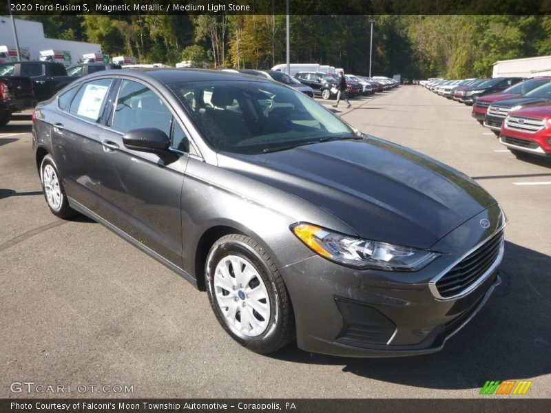 Magnetic Metallic / Medium Light Stone 2020 Ford Fusion S