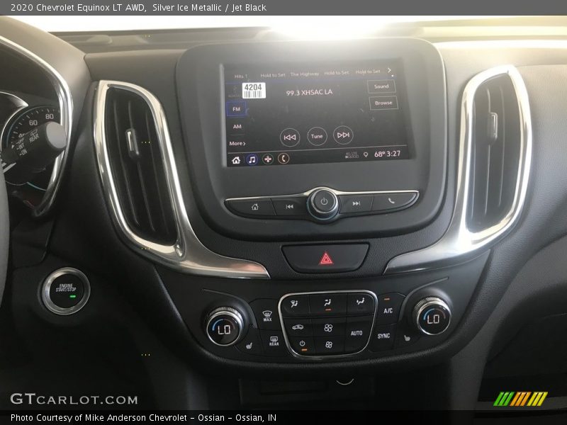 Silver Ice Metallic / Jet Black 2020 Chevrolet Equinox LT AWD