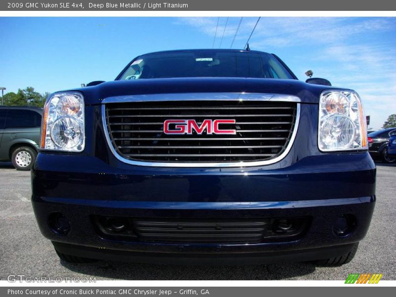 Deep Blue Metallic / Light Titanium 2009 GMC Yukon SLE 4x4