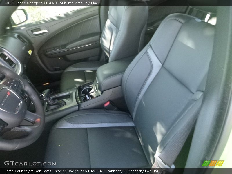 Sublime Metallic / Black 2019 Dodge Charger SXT AWD