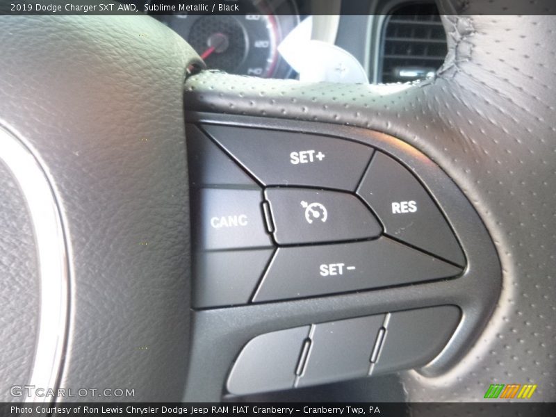 Sublime Metallic / Black 2019 Dodge Charger SXT AWD