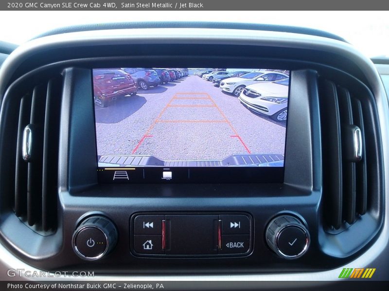 Satin Steel Metallic / Jet Black 2020 GMC Canyon SLE Crew Cab 4WD