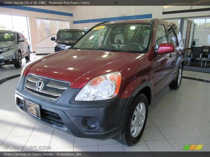 Redondo Red Pearl / Ivory 2005 Honda CR-V EX 4WD