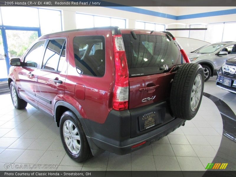 Redondo Red Pearl / Ivory 2005 Honda CR-V EX 4WD