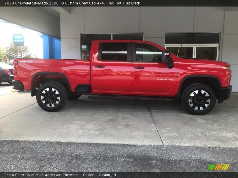  2020 Silverado 2500HD Custom Crew Cab 4x4 Red Hot