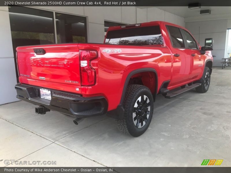 Red Hot / Jet Black 2020 Chevrolet Silverado 2500HD Custom Crew Cab 4x4