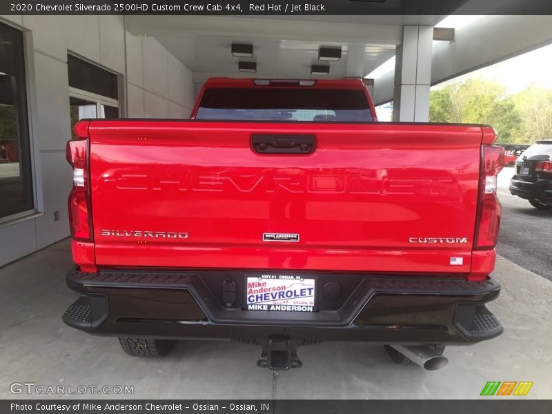 Red Hot / Jet Black 2020 Chevrolet Silverado 2500HD Custom Crew Cab 4x4