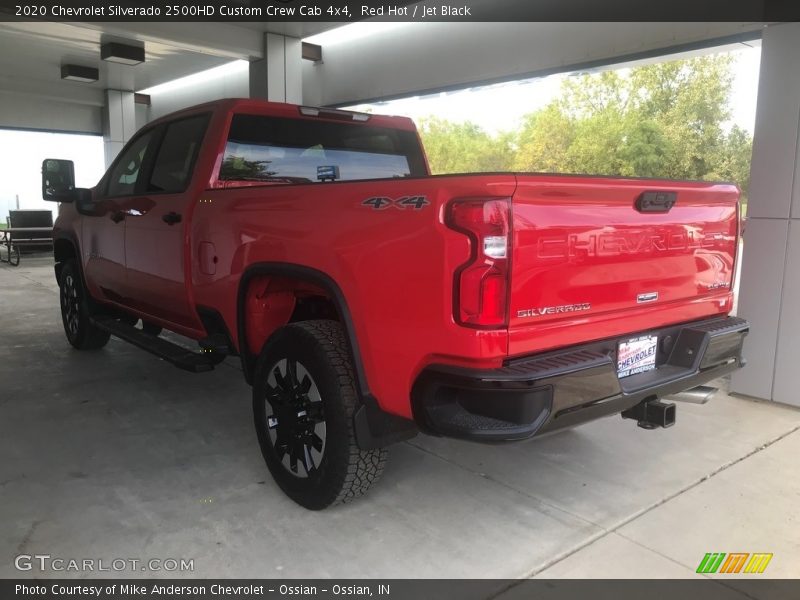 Red Hot / Jet Black 2020 Chevrolet Silverado 2500HD Custom Crew Cab 4x4