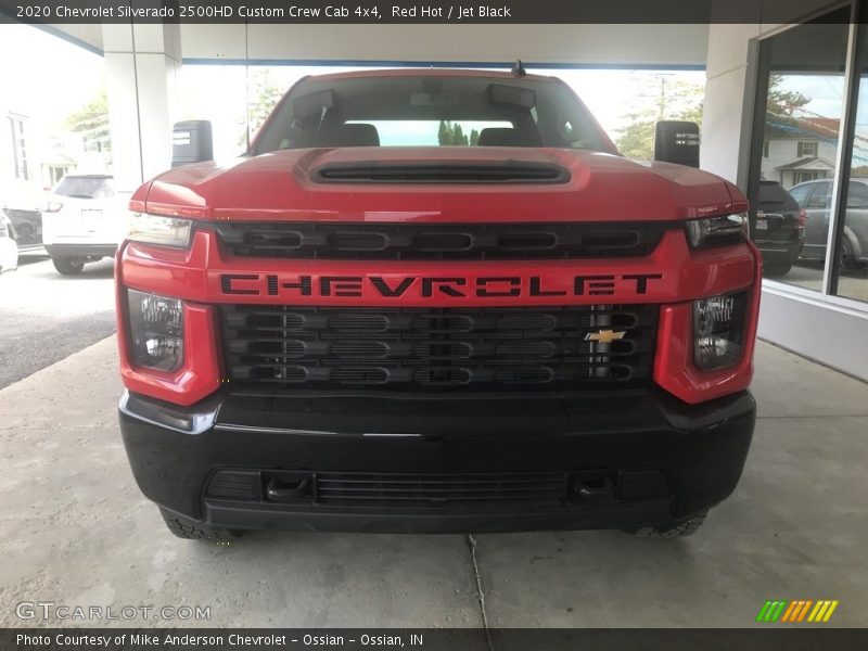 Red Hot / Jet Black 2020 Chevrolet Silverado 2500HD Custom Crew Cab 4x4