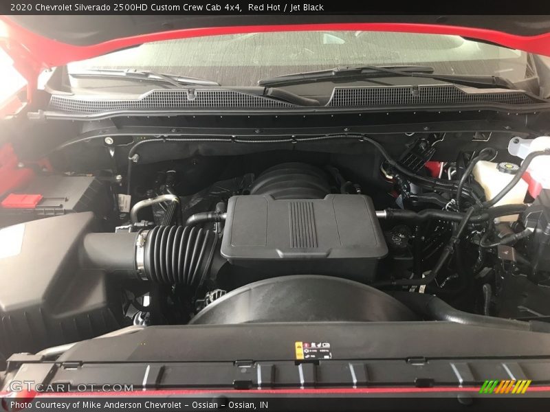 Red Hot / Jet Black 2020 Chevrolet Silverado 2500HD Custom Crew Cab 4x4