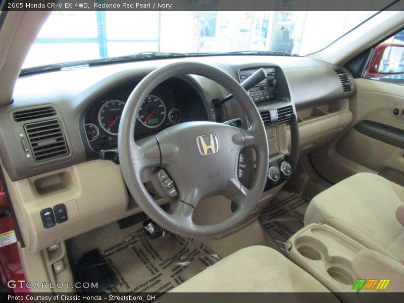 Redondo Red Pearl / Ivory 2005 Honda CR-V EX 4WD