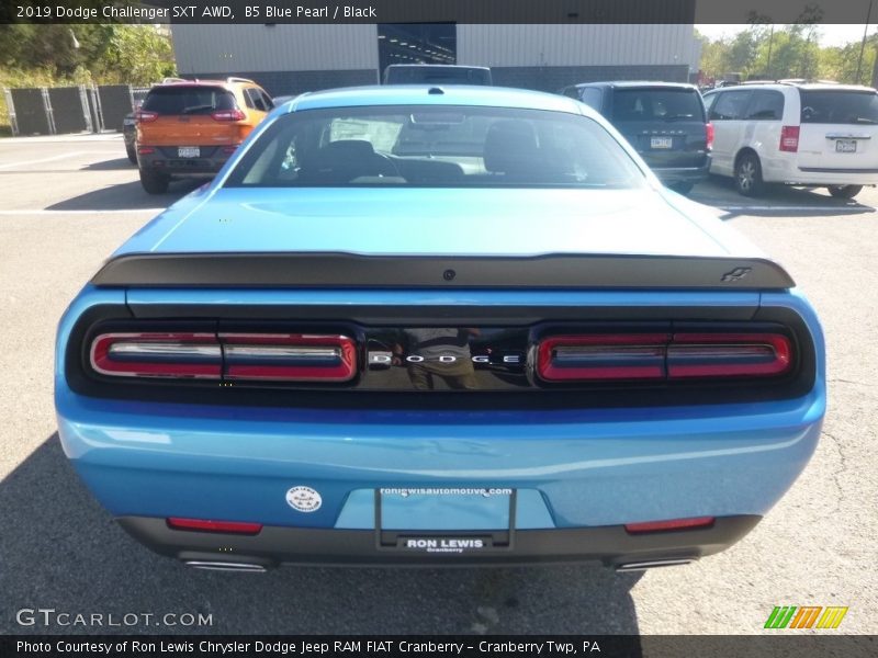 B5 Blue Pearl / Black 2019 Dodge Challenger SXT AWD