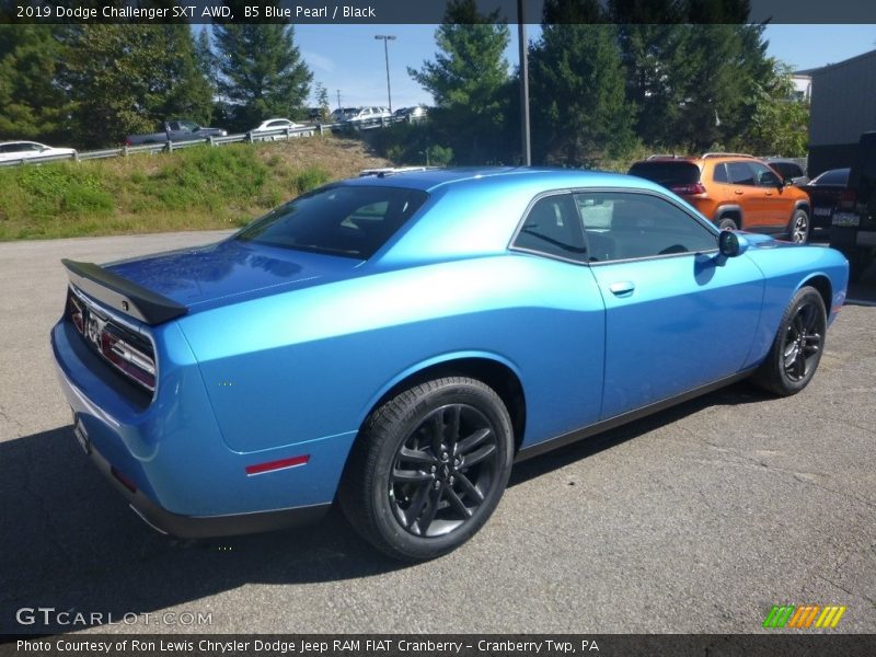 B5 Blue Pearl / Black 2019 Dodge Challenger SXT AWD