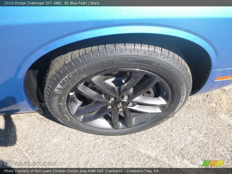 B5 Blue Pearl / Black 2019 Dodge Challenger SXT AWD