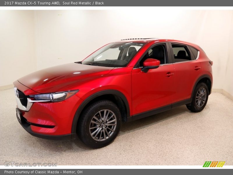 Soul Red Metallic / Black 2017 Mazda CX-5 Touring AWD