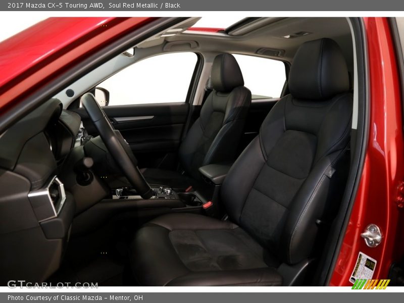 Soul Red Metallic / Black 2017 Mazda CX-5 Touring AWD