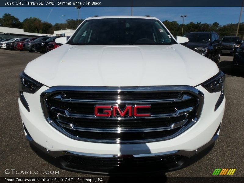 Summit White / Jet Black 2020 GMC Terrain SLT AWD