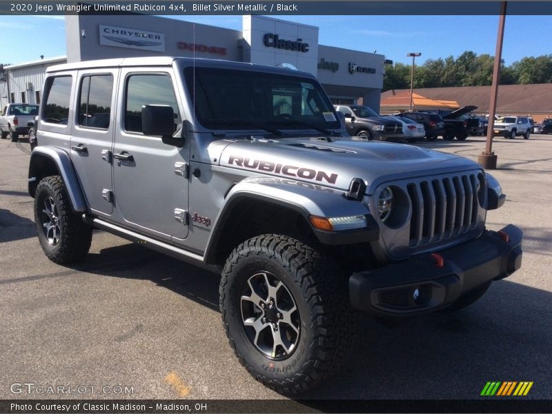 Billet Silver Metallic / Black 2020 Jeep Wrangler Unlimited Rubicon 4x4