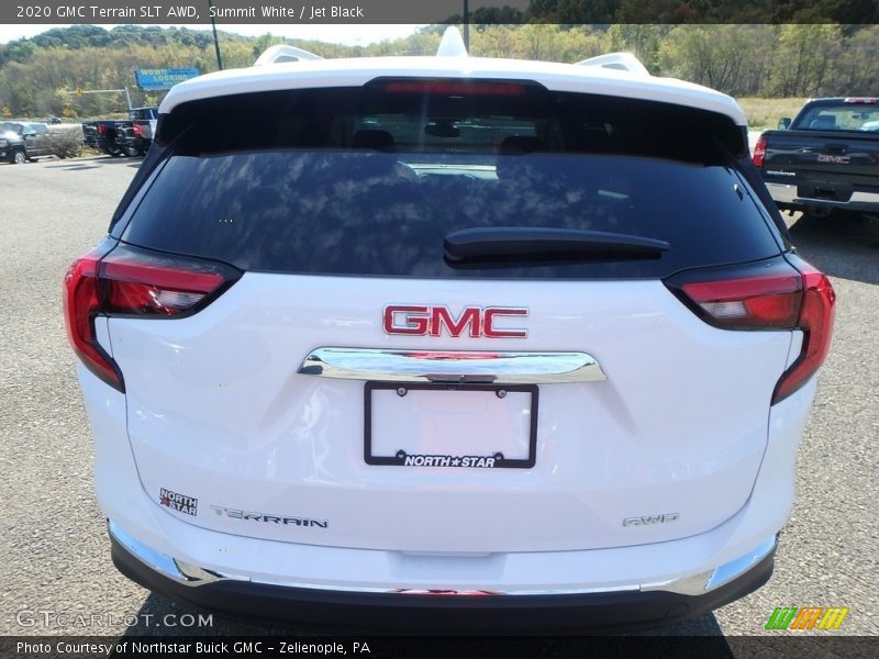 Summit White / Jet Black 2020 GMC Terrain SLT AWD