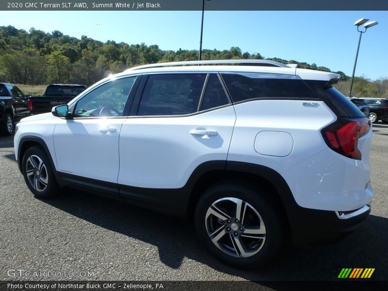 Summit White / Jet Black 2020 GMC Terrain SLT AWD