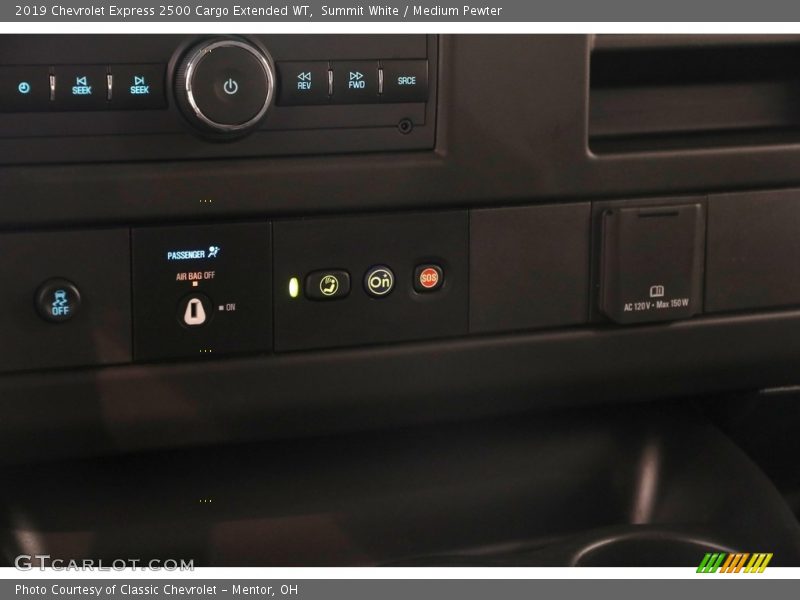 Summit White / Medium Pewter 2019 Chevrolet Express 2500 Cargo Extended WT