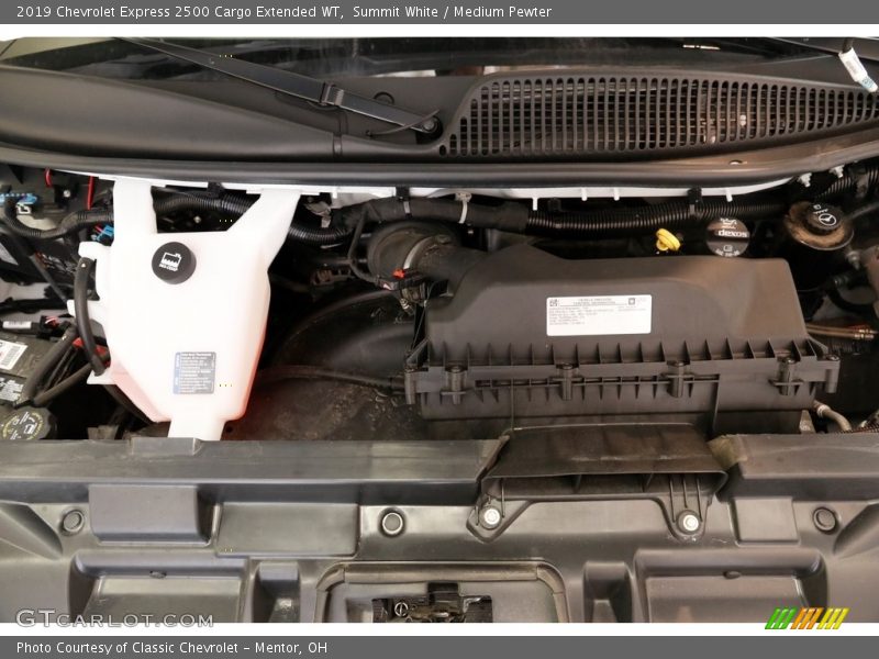 Summit White / Medium Pewter 2019 Chevrolet Express 2500 Cargo Extended WT