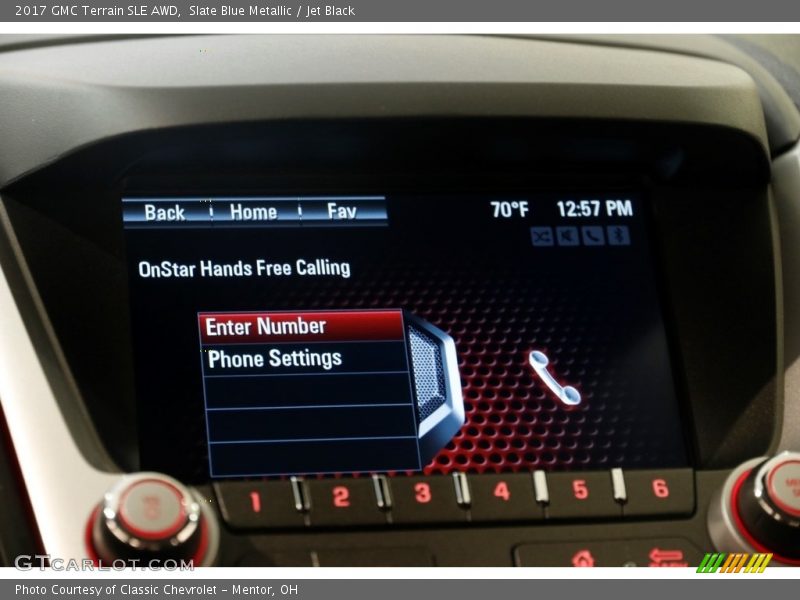 Slate Blue Metallic / Jet Black 2017 GMC Terrain SLE AWD