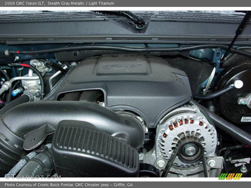 Stealth Gray Metallic / Light Titanium 2009 GMC Yukon SLT