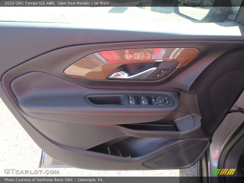 Satin Steel Metallic / Jet Black 2020 GMC Terrain SLE AWD