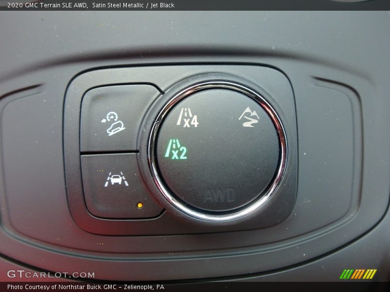 Satin Steel Metallic / Jet Black 2020 GMC Terrain SLE AWD