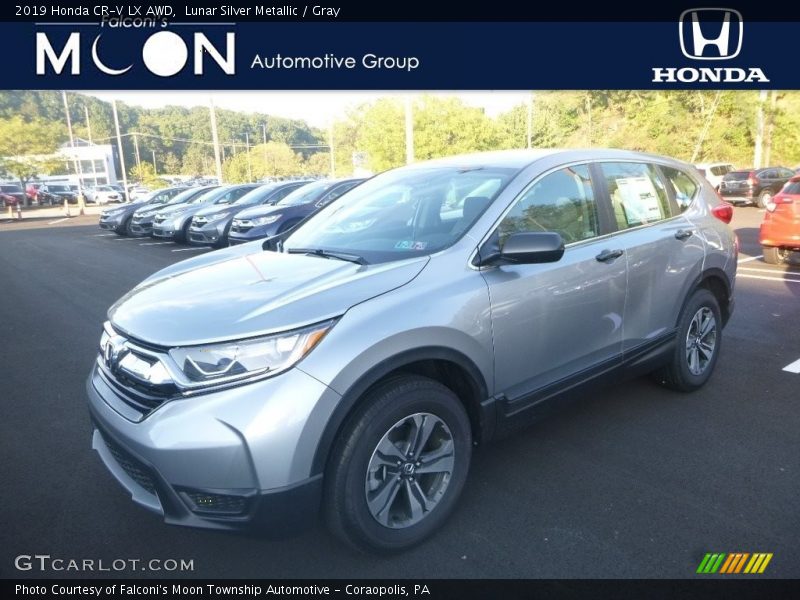 Lunar Silver Metallic / Gray 2019 Honda CR-V LX AWD