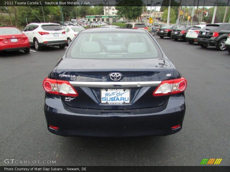 Nautical Blue Metallic / Ash 2012 Toyota Corolla S