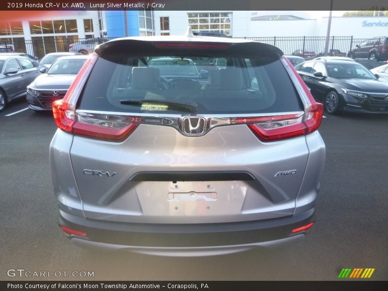 Lunar Silver Metallic / Gray 2019 Honda CR-V LX AWD