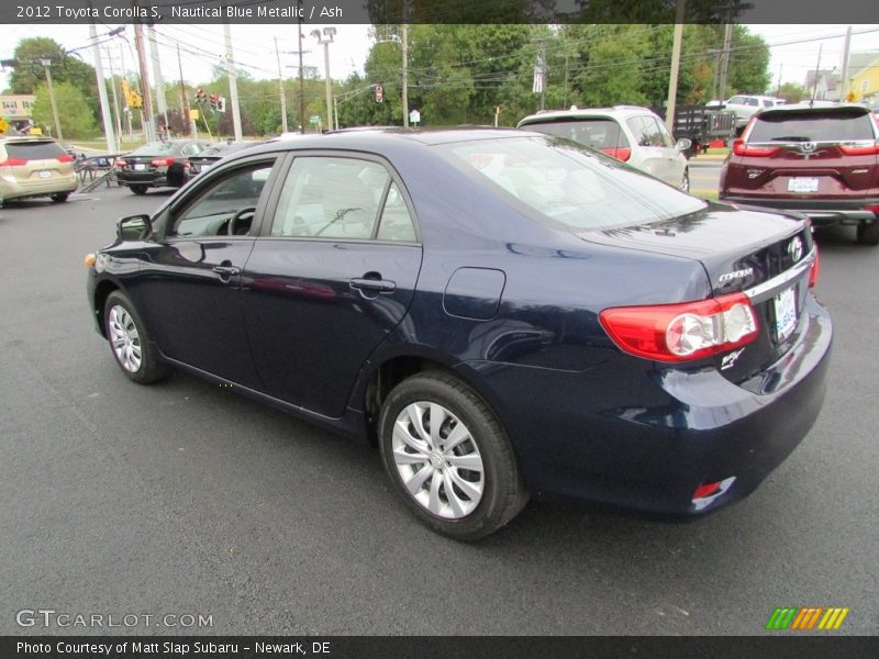 Nautical Blue Metallic / Ash 2012 Toyota Corolla S