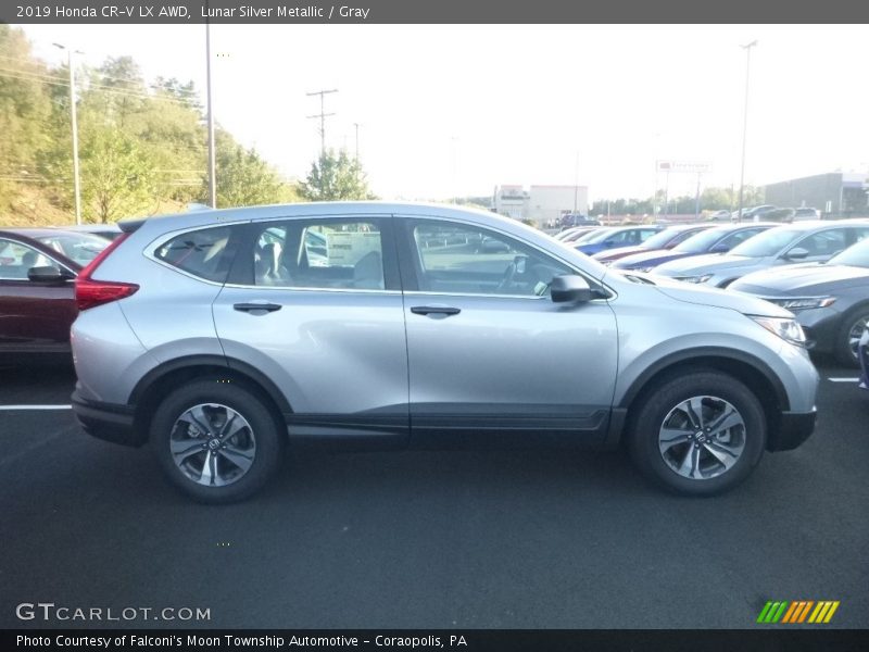 Lunar Silver Metallic / Gray 2019 Honda CR-V LX AWD