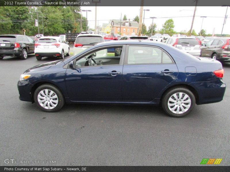 Nautical Blue Metallic / Ash 2012 Toyota Corolla S