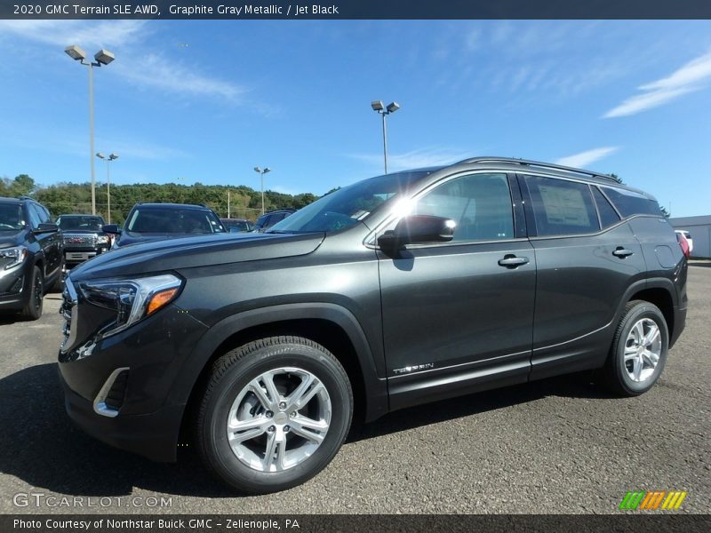 Graphite Gray Metallic / Jet Black 2020 GMC Terrain SLE AWD
