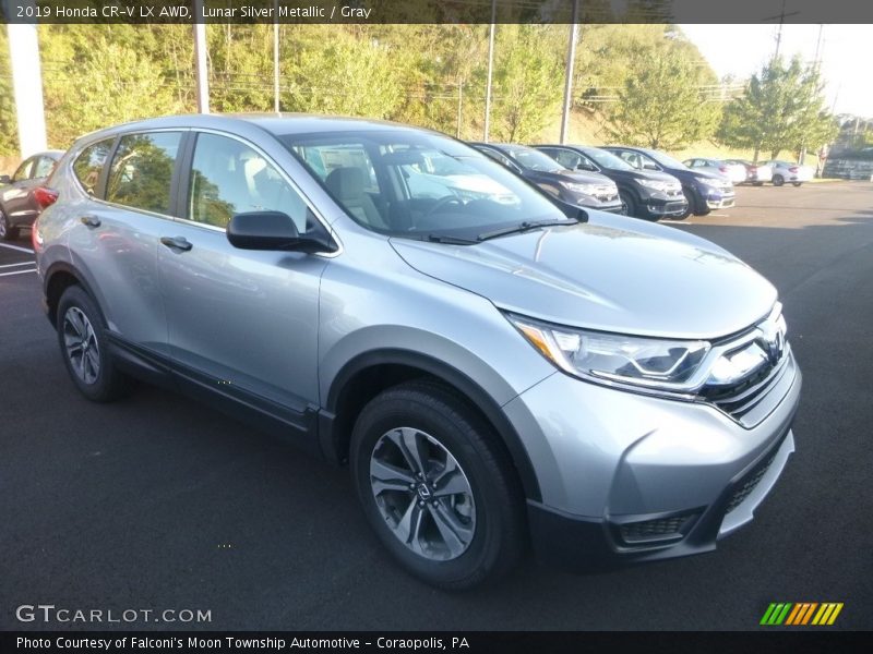Lunar Silver Metallic / Gray 2019 Honda CR-V LX AWD