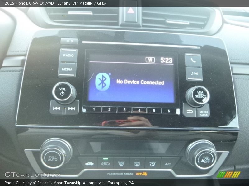 Lunar Silver Metallic / Gray 2019 Honda CR-V LX AWD