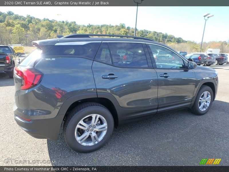 Graphite Gray Metallic / Jet Black 2020 GMC Terrain SLE AWD