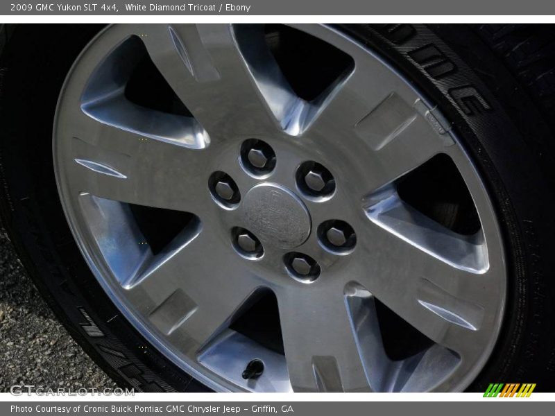 White Diamond Tricoat / Ebony 2009 GMC Yukon SLT 4x4