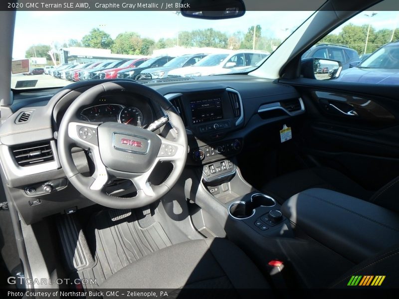 Graphite Gray Metallic / Jet Black 2020 GMC Terrain SLE AWD