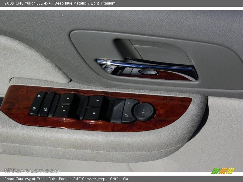 Deep Blue Metallic / Light Titanium 2009 GMC Yukon SLE 4x4