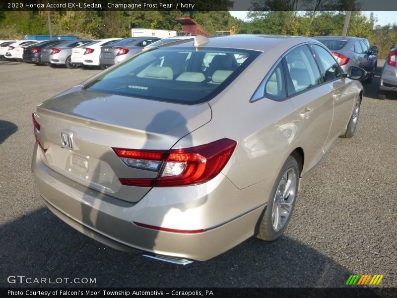 Champagne Frost Pearl / Ivory 2020 Honda Accord EX-L Sedan