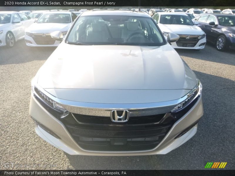 Champagne Frost Pearl / Ivory 2020 Honda Accord EX-L Sedan