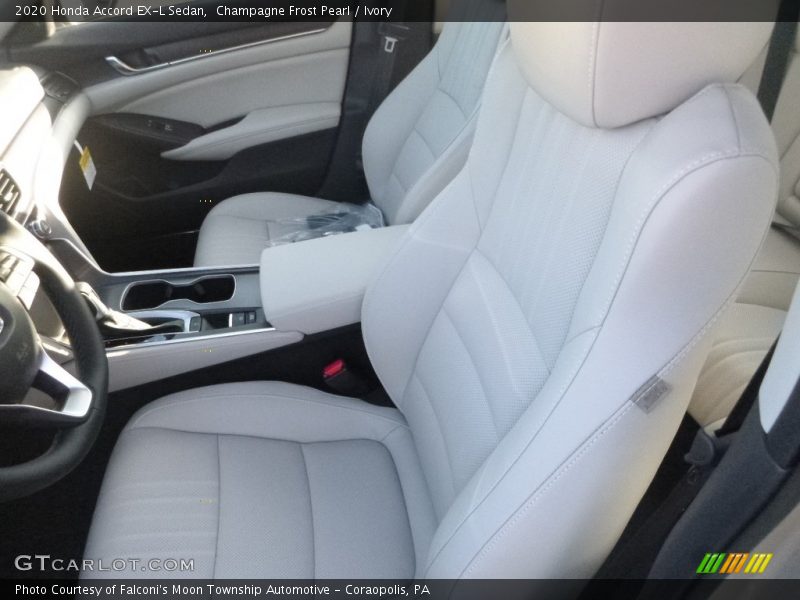 Front Seat of 2020 Accord EX-L Sedan