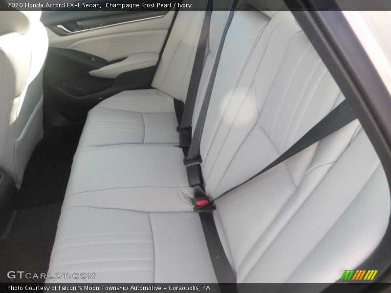 Rear Seat of 2020 Accord EX-L Sedan