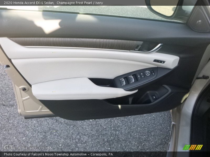 Champagne Frost Pearl / Ivory 2020 Honda Accord EX-L Sedan
