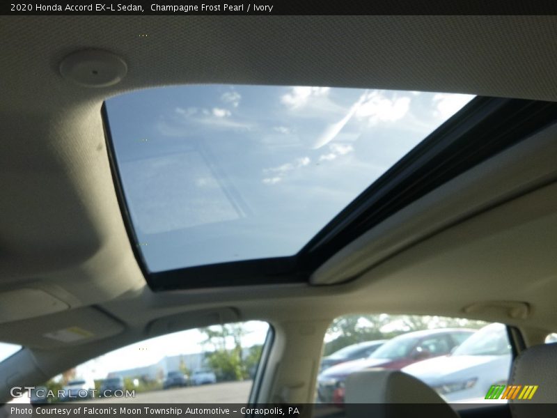 Sunroof of 2020 Accord EX-L Sedan
